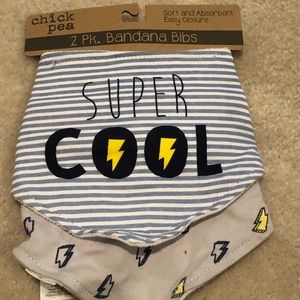 Chickpea 2-Pk Bandana Bibs ***NWT***